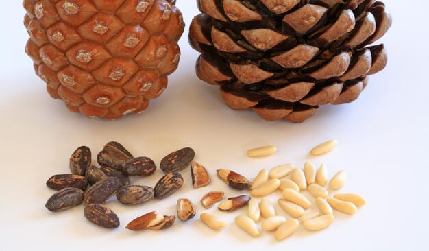 Pine nuts will help strengthen erections and improve men's mood. 